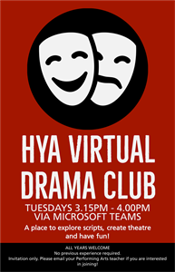 COVID-19 Remote Learning Virtual Drama Club