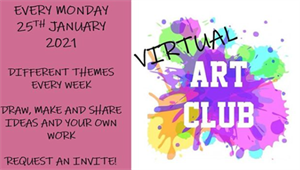 COVID-19 Remote Learning Virtual Art Club