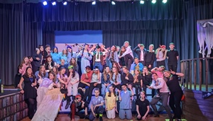 The Hyndburn Academy Peter Pan Production gets off to a flying start.
