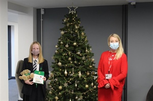 Hyndburn Academy student wins Christmas card competition run by local MP.