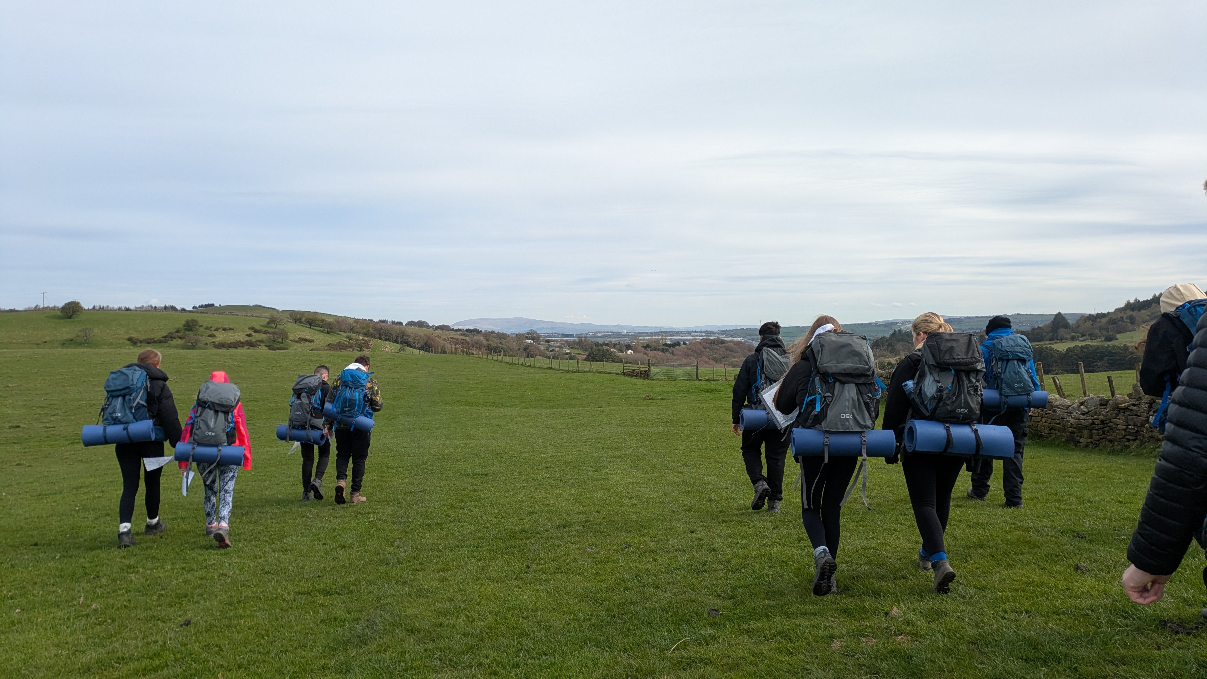 Silver Duke of Edinburgh Students Take on Practice Walk at Darwen Tower