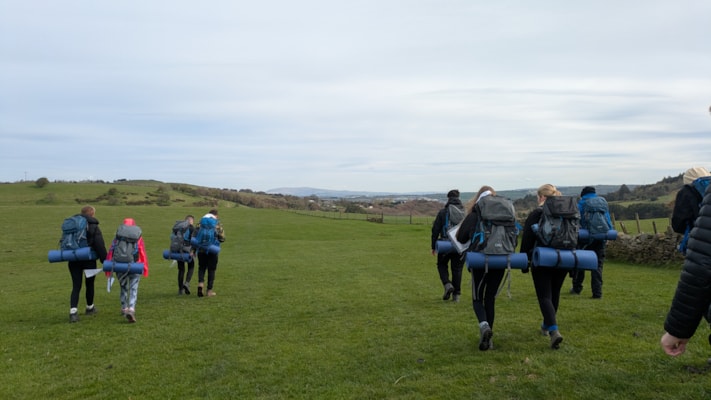 Silver Duke of Edinburgh Students Take on Practice Walk at Darwen Tower