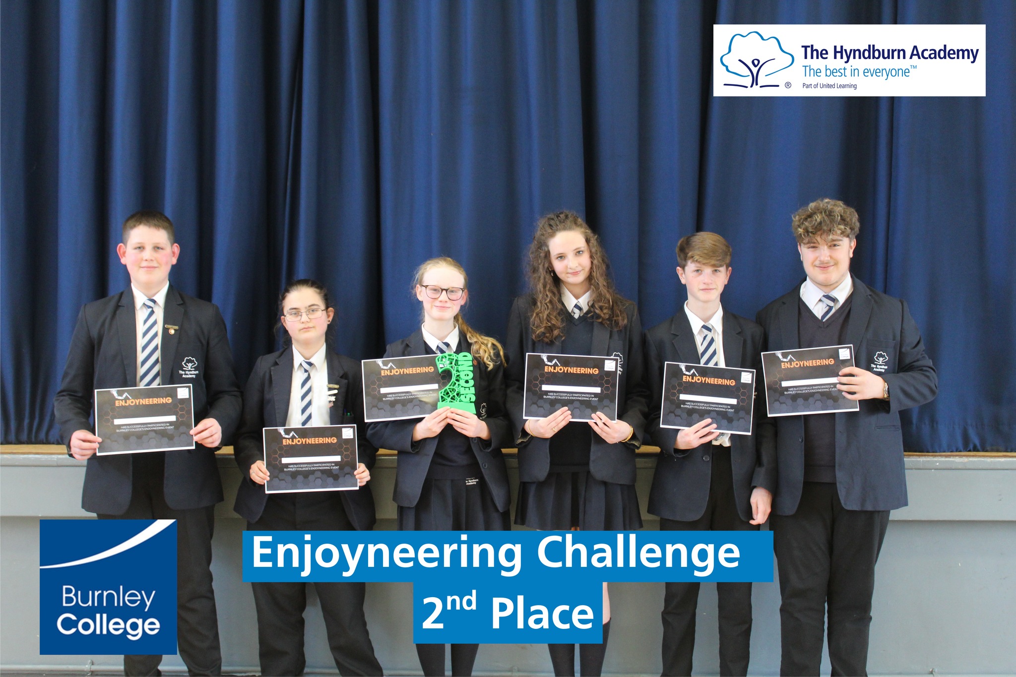 Hyndburn Academy Students Shine at Enjoyneering Competition